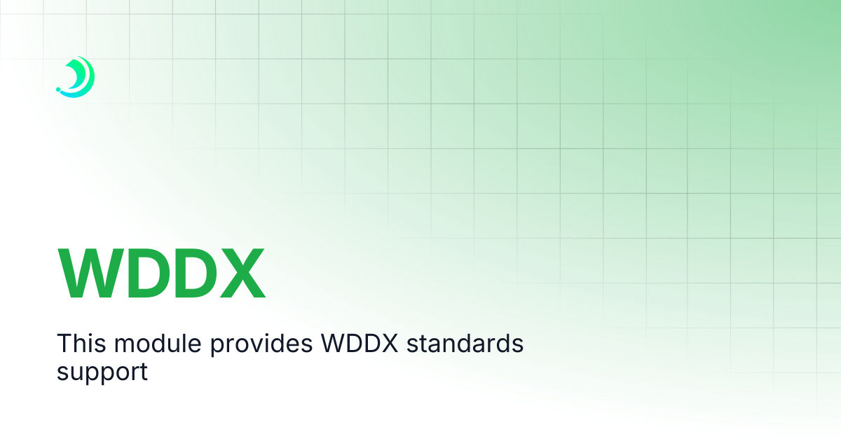 WDDX | BoxLang : A Modern Dynamic JVM Language