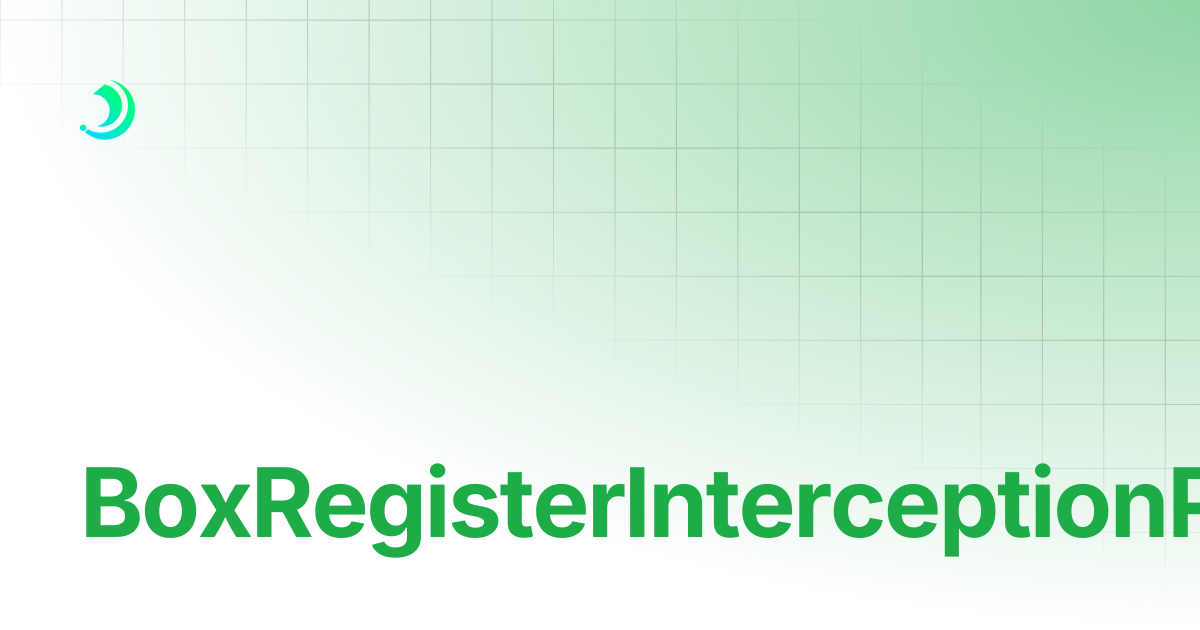 BoxRegisterInterceptionPoints | BoxLang : A Modern Dynamic JVM Language